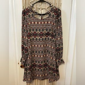 Love21 (Forever 21) Long Sleeve Lined Dress
